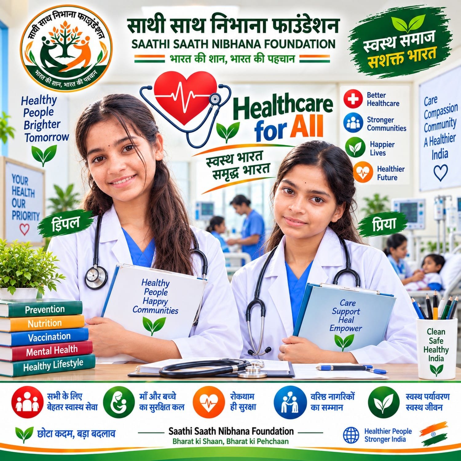 Education For All Our Education for All Initiative works to ensure that children and young people from underserved, rural, and economically weaker communities have access to quality education, learning resources, digital skills, and opportunities for a b